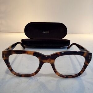 Tom Ford TF5178 055 Havana Tortoiseshell Glasses 50□21 145 Made in Italy w/ Case